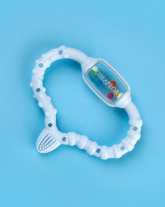 Anel mordedor Curaprox | Azul | 0-24 Meses