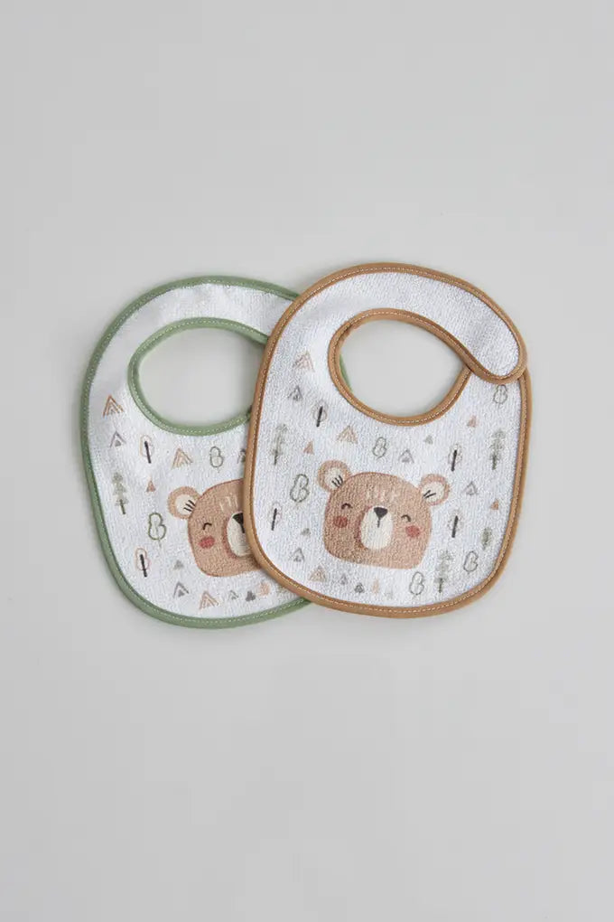 Babetes plastificadas estampadas Ursinho