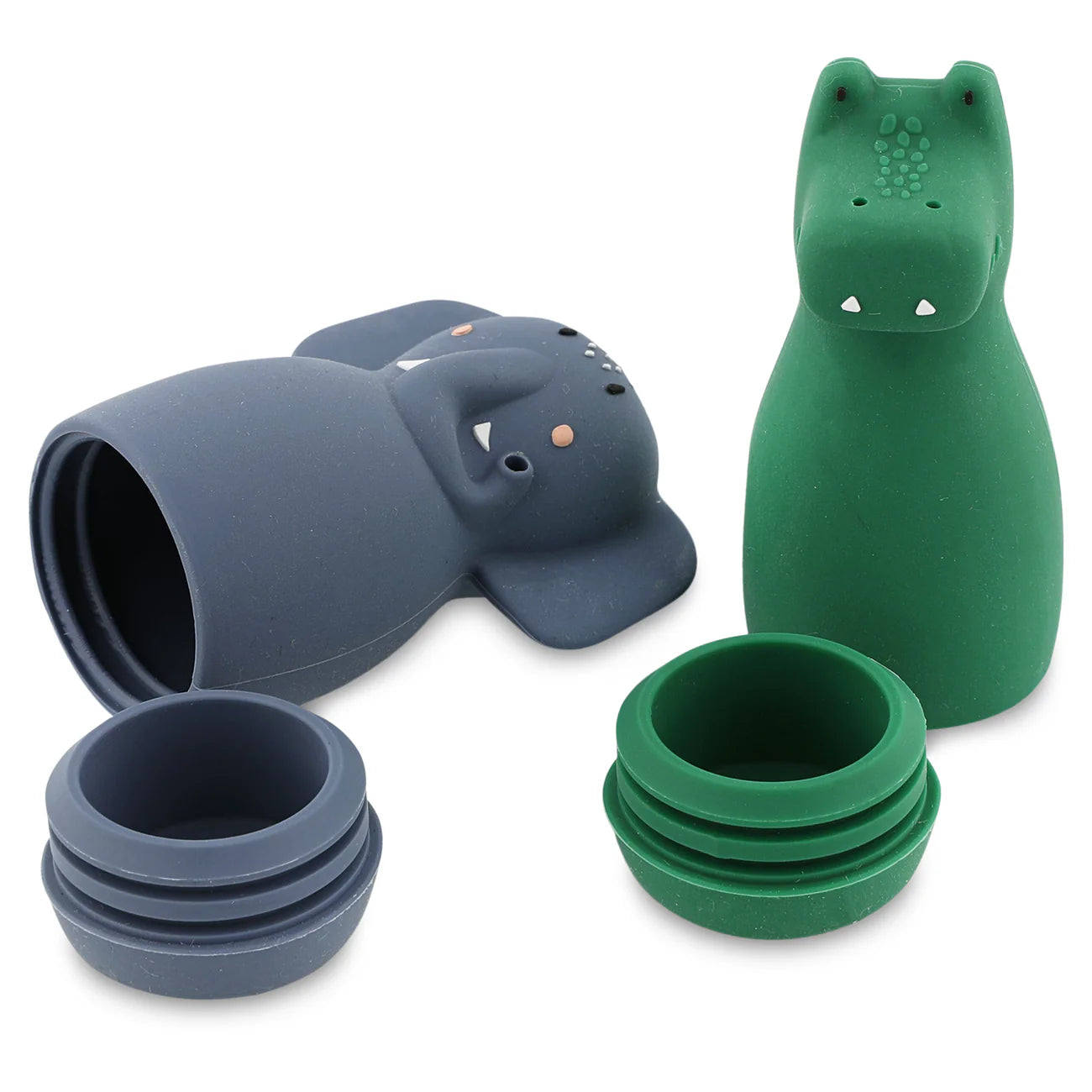 Brinquedo de Apertar para o Banho - Mrs. Elephant & Mr. Crocodile | Trixie