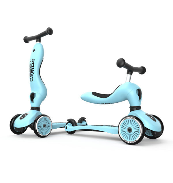 Trotinete Evolutiva 2 em 1 - Scoot & Ride – Highwaykick 1 – Blueberry