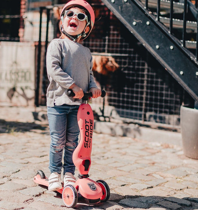 Trotinete Evolutiva 2 em 1 - Scoot & Ride – Highwaykick 1 – Peach