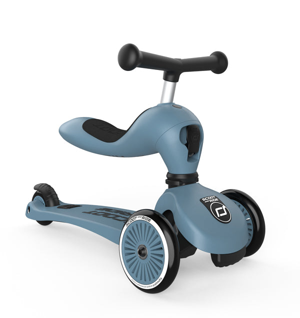 Trotinete Evolutiva 2 em 1 - Scoot & Ride – Highwaykick 1 – Steel