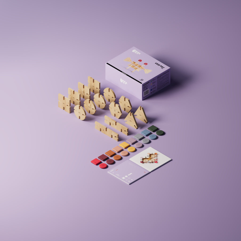 BAVVIC Starter Set de 32 peças de construção criativa