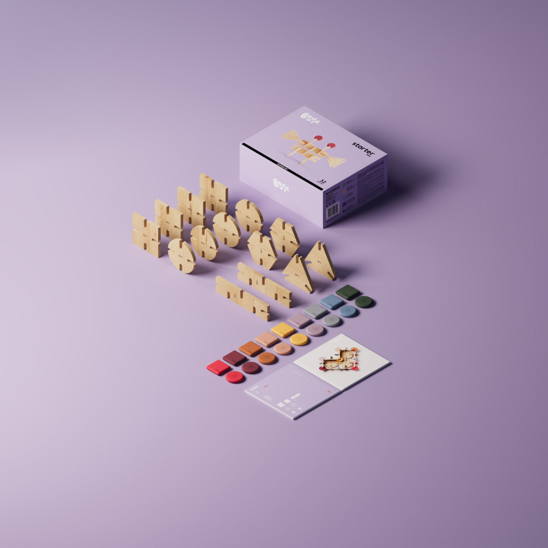 BAVVIC Starter Set de 32 peças de construção criativa