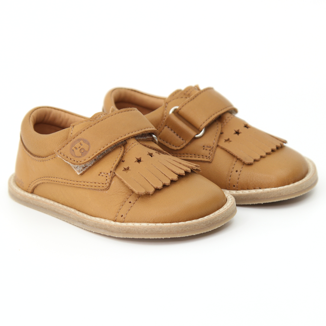 Carneira barefoot Kobi em pele Barebuds para bebé