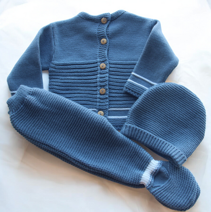 Conjunto de 3 Peças Para Bebé