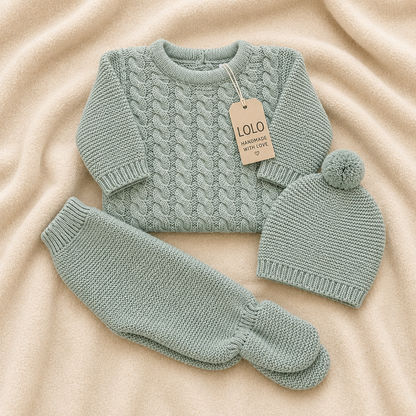Conjunto de 3 Peças Para Bebé