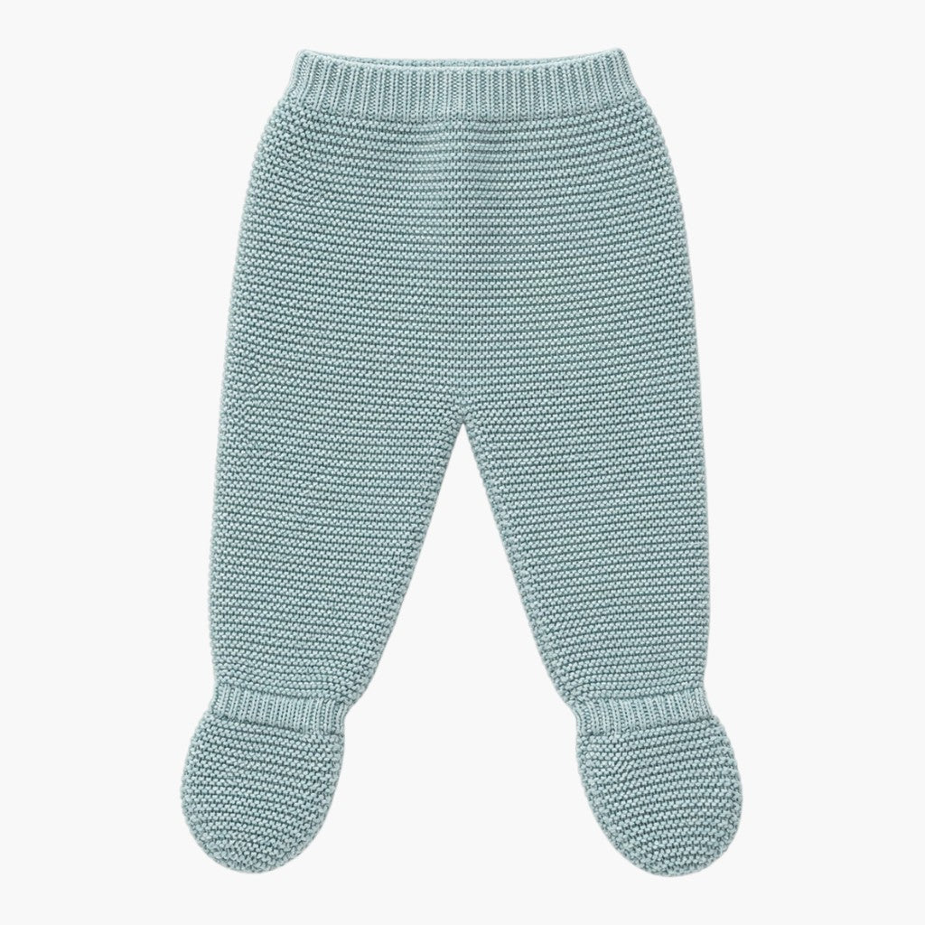 Conjunto de Malha para Bebé com Casaco de Capuz Verde Sálvia LOLO