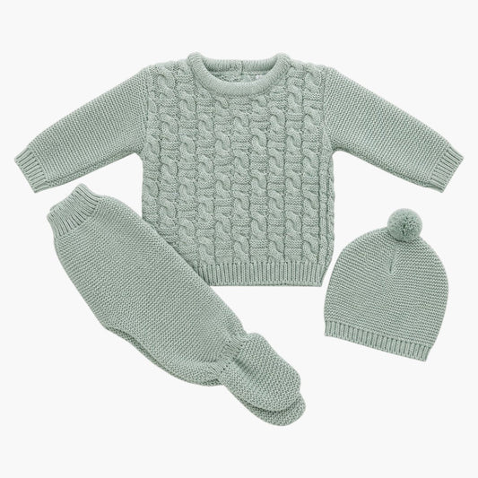 Conjunto de 3 Peças Para Bebé