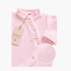 Babygrow de veludo rosa bebé, vista 5