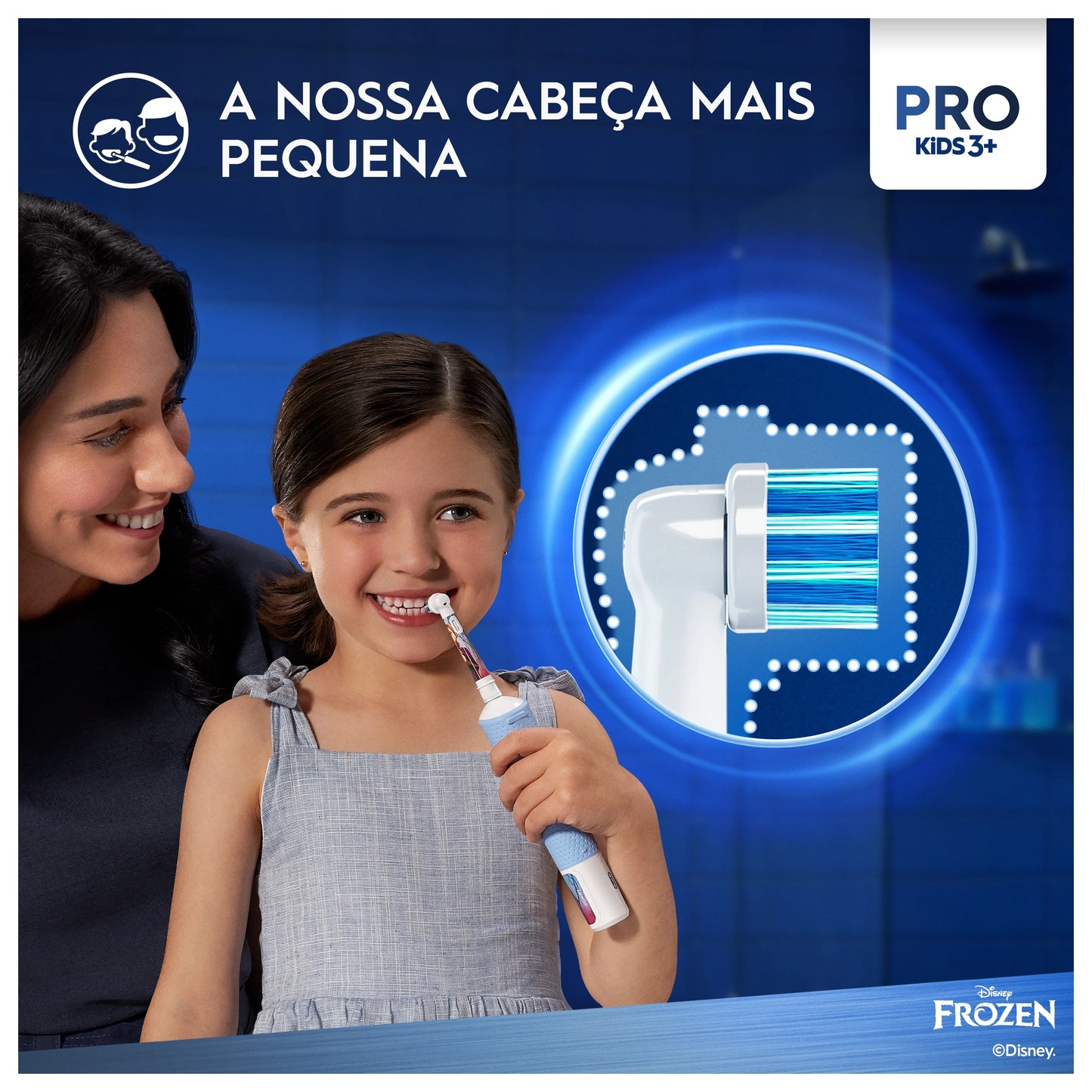 Escova Elétrica Oral-B Pro Kids Frozen 3+