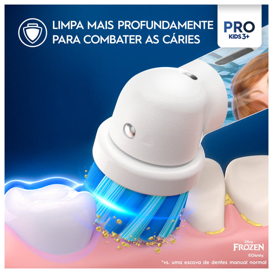 Escova Elétrica Oral-B Pro Kids Frozen 3+