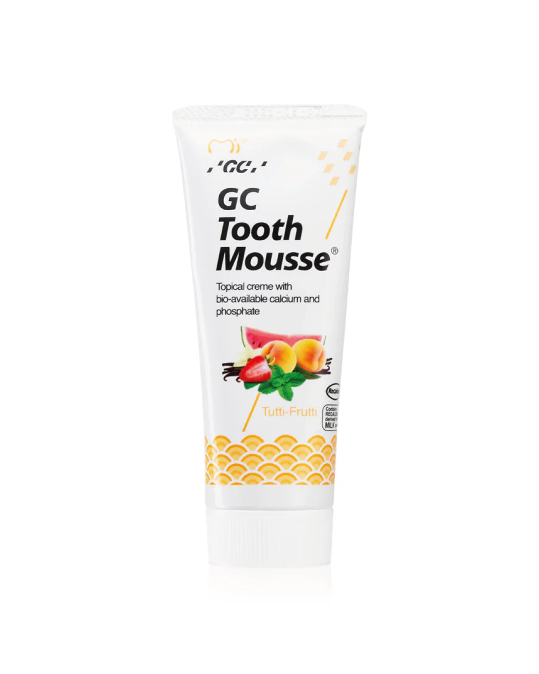 GC Tooth Mousse sabor baunilha 40g, vista 5