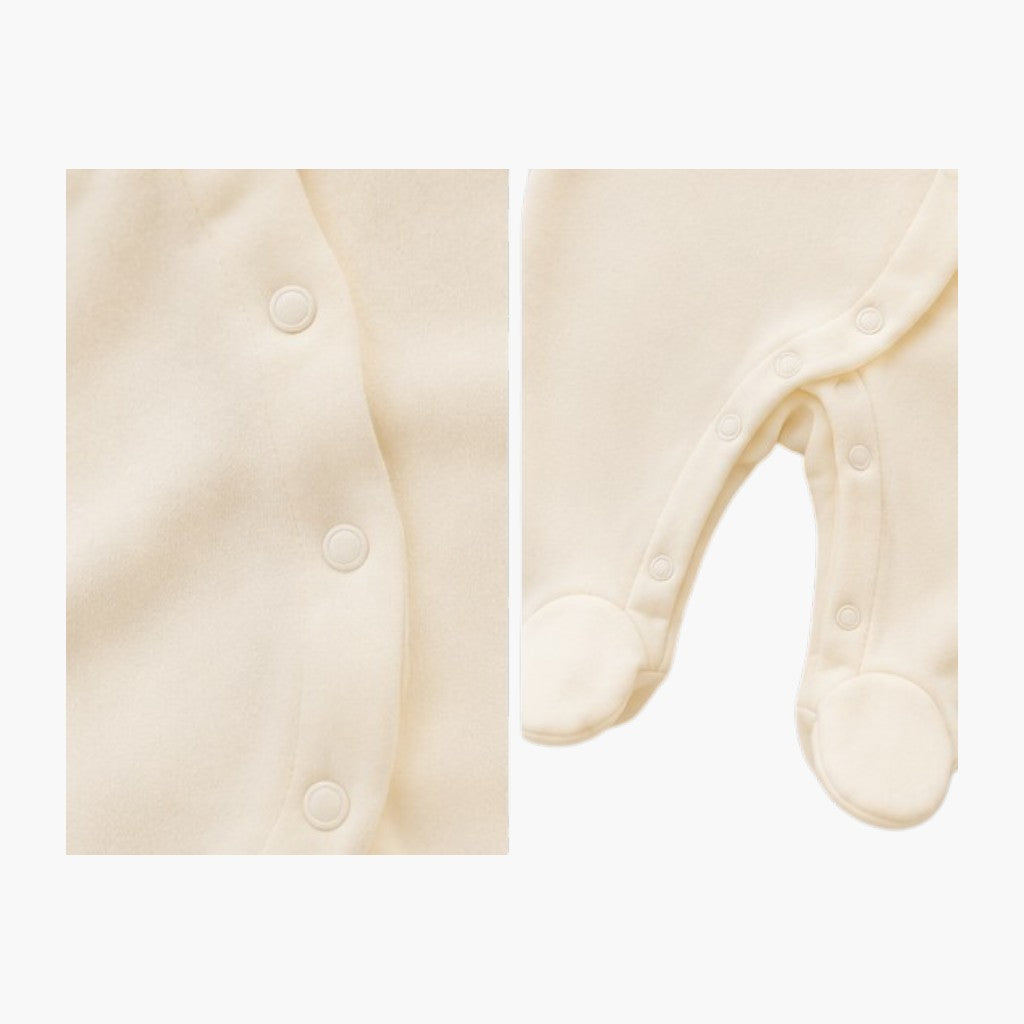 Babygrow Branco Pérola com Gola
