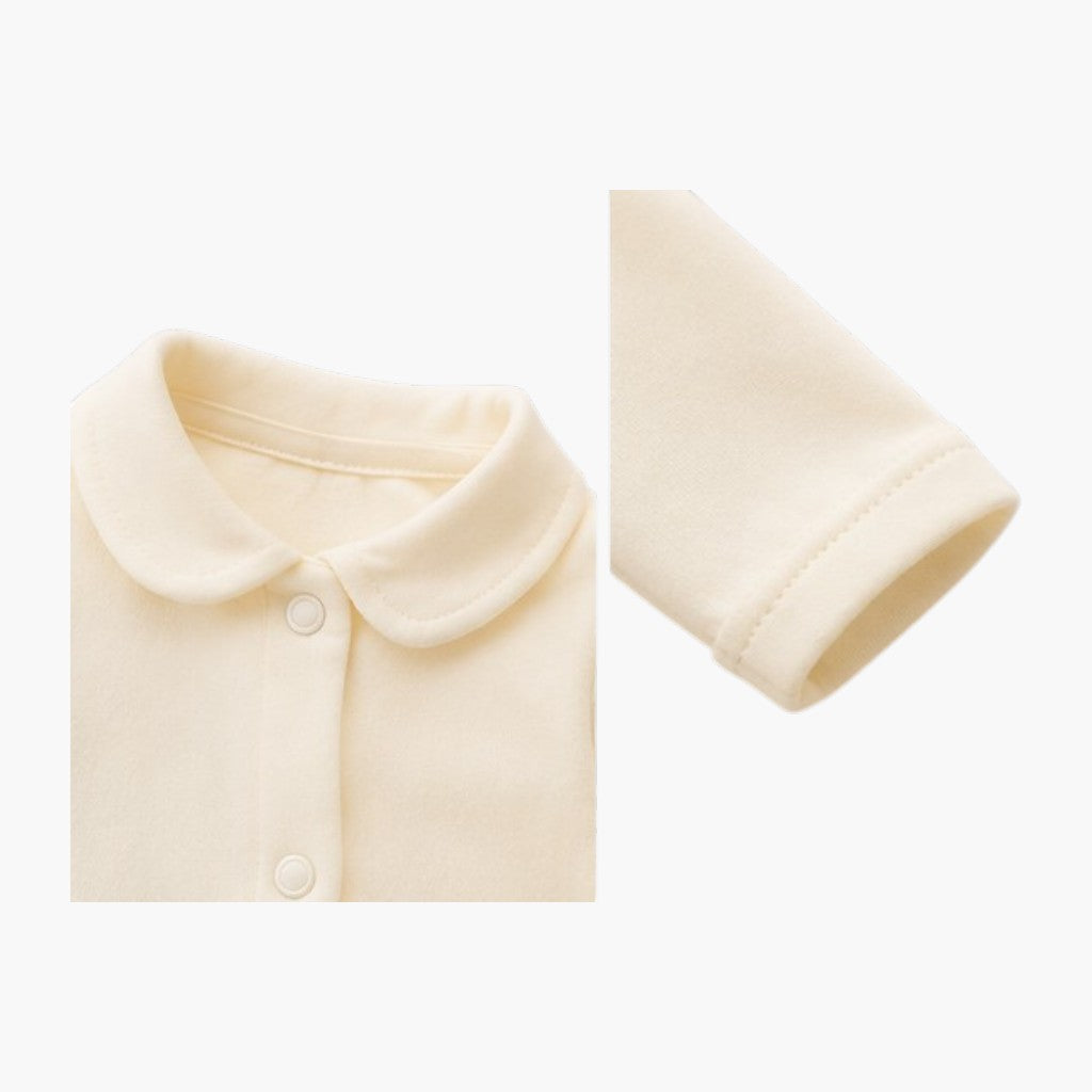 Babygrow Branco Pérola com Gola