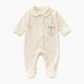 Babygrow branco pérola com gola, vista 2
