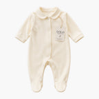 Babygrow branco pérola com gola, vista 2