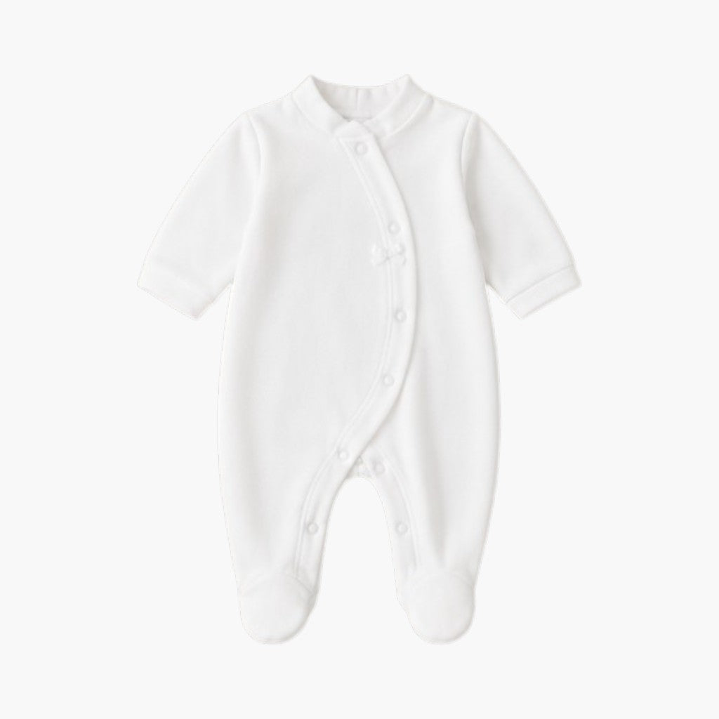 Baby-Strampler aus Samt