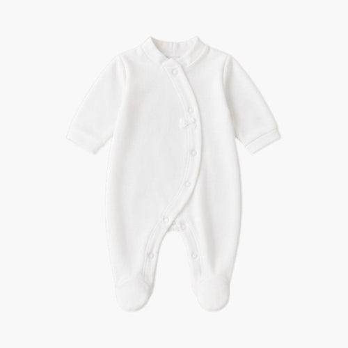 Babygrow de veludo personalizável para bebé
