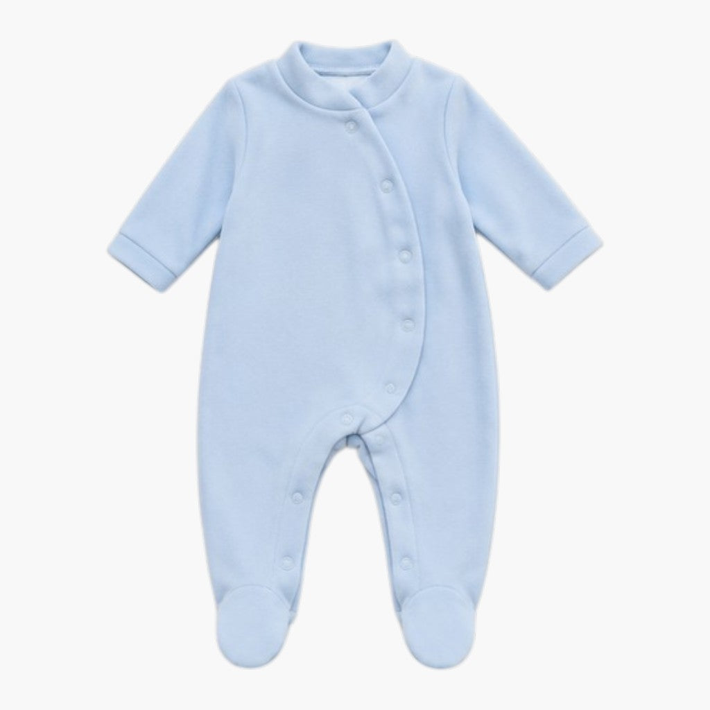 Babygrow Veludo Azul Bebé