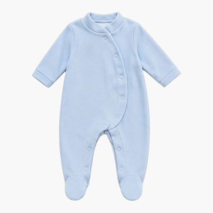 Babygrow Veludo Azul Bebé