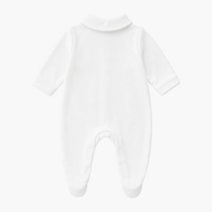 Babygrow Branco em Algodão com Gola