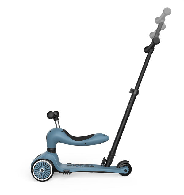 Trotinete Push and Go Scoot & Ride azul, vista 7