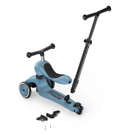 Trotinete 2 em 1 Push & Go – Scoot and Ride – Highwaykick - Azul