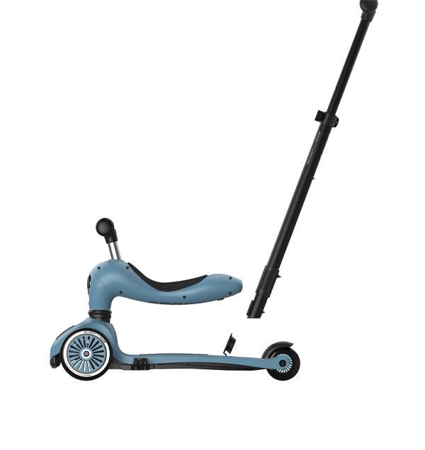 Trotinete Push and Go Scoot & Ride azul, vista 5
