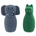 Brinquedos de apertar para o banho Mrs. Elephant e Mr. Crocodile da Trixie