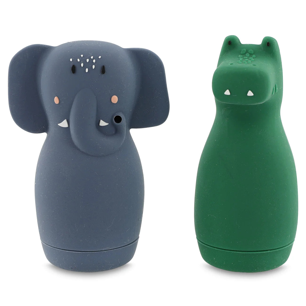Brinquedos de apertar para o banho Mrs. Elephant e Mr. Crocodile da Trixie