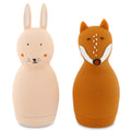 Brinquedos de apertar para o banho Mrs. Rabbit e Mr. Fox da Trixie