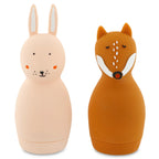 Brinquedos de apertar para o banho Mrs. Rabbit e Mr. Fox da Trixie