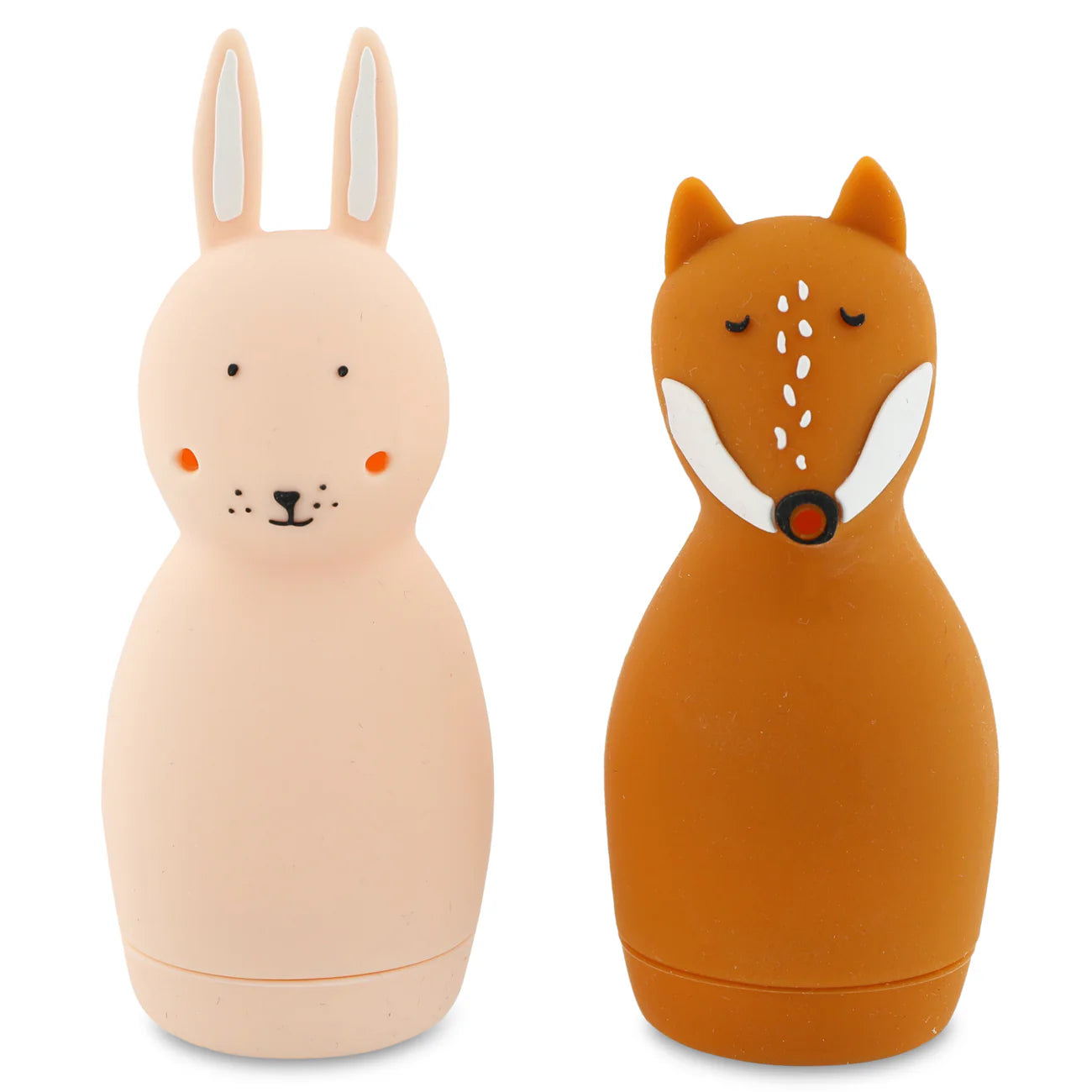 Brinquedos de apertar para o banho Mrs. Rabbit e Mr. Fox da Trixie
