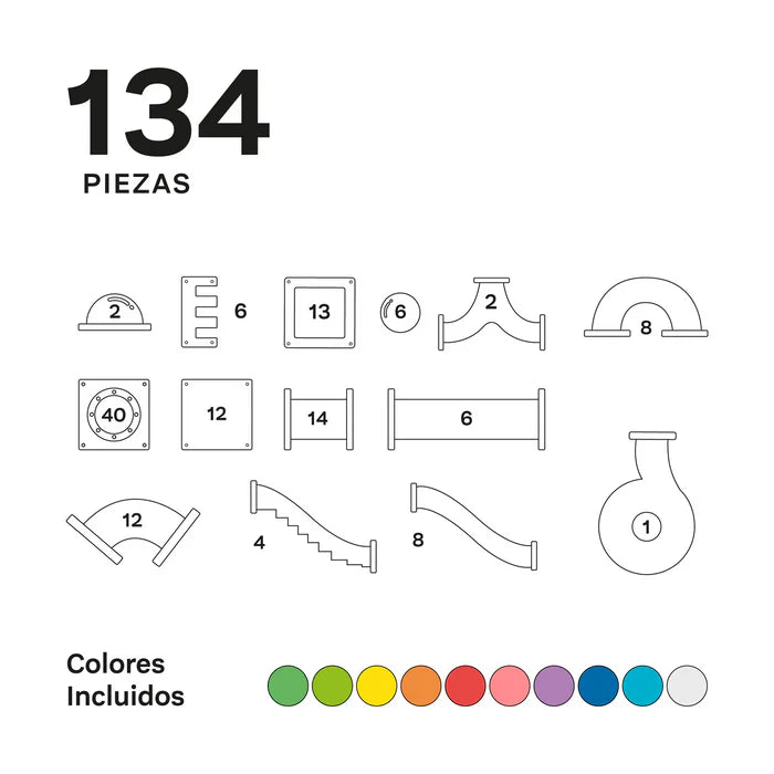 Imanix Slide com 134 peças magnéticas, vista 4