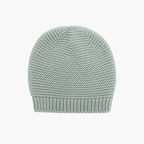 Conjunto de malha bebé com gorro verde sálvia LOLO, vista 4