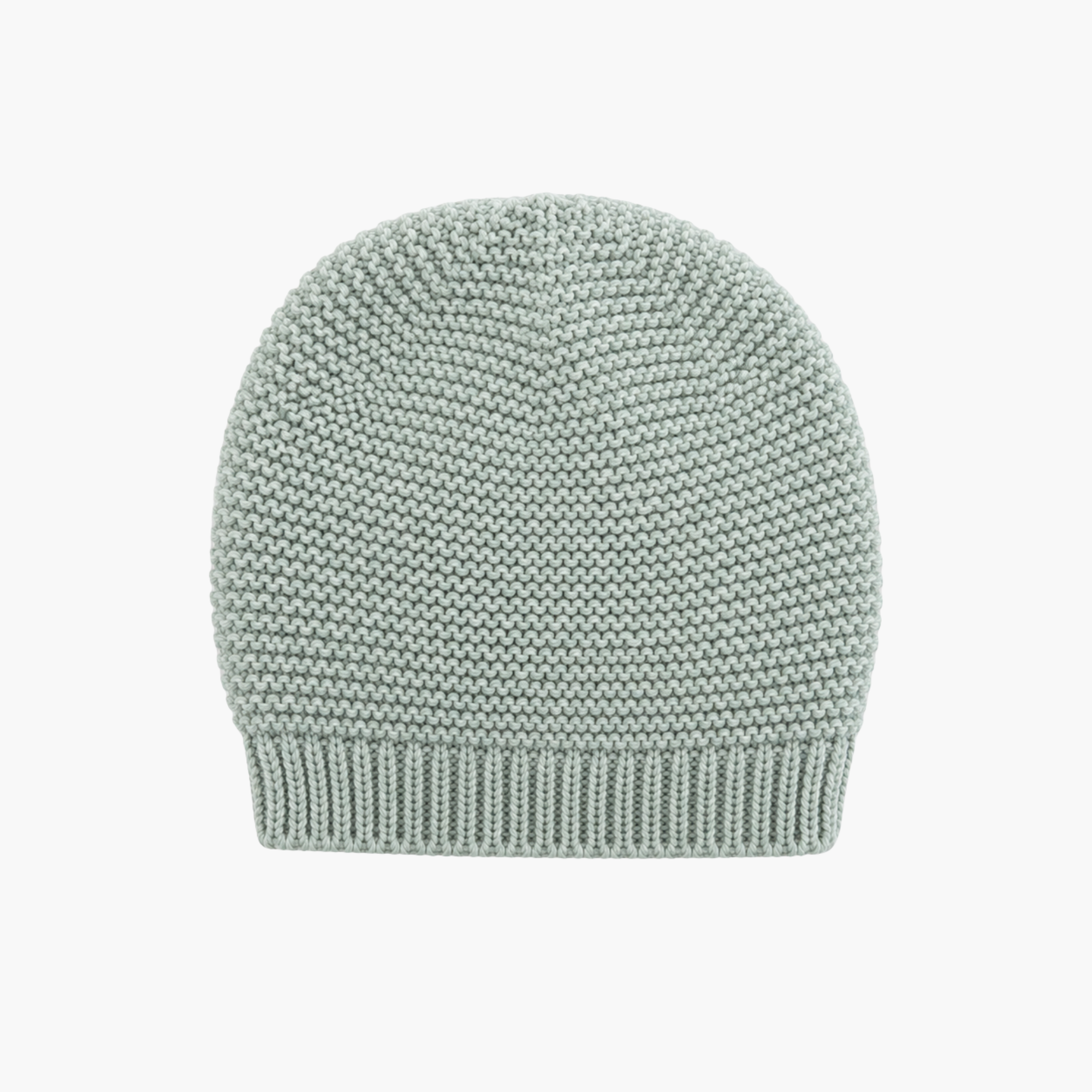 Conjunto de malha bebé com gorro verde sálvia LOLO, vista 4