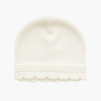 Conjunto de malha bebé com gorro marfim LOLO, vista 4