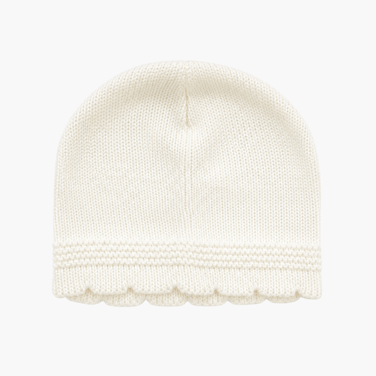 Strickset für Babys mit Mütze Elfenbein LOLO