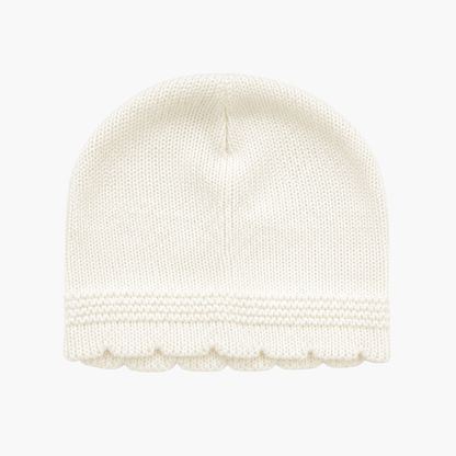 Strickset für Babys mit Mütze Elfenbein LOLO