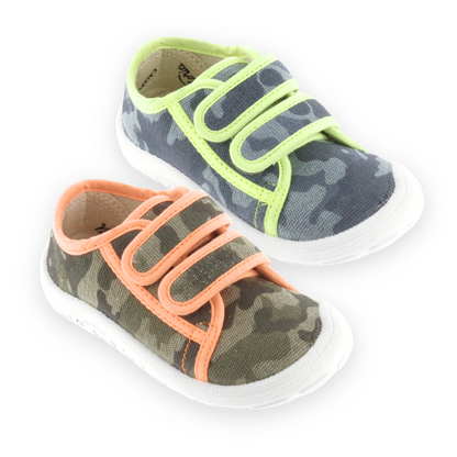 TÉNIS BAREFOOT BOSCO LONA VELCRO CAMUFLAGEM VICTORIA