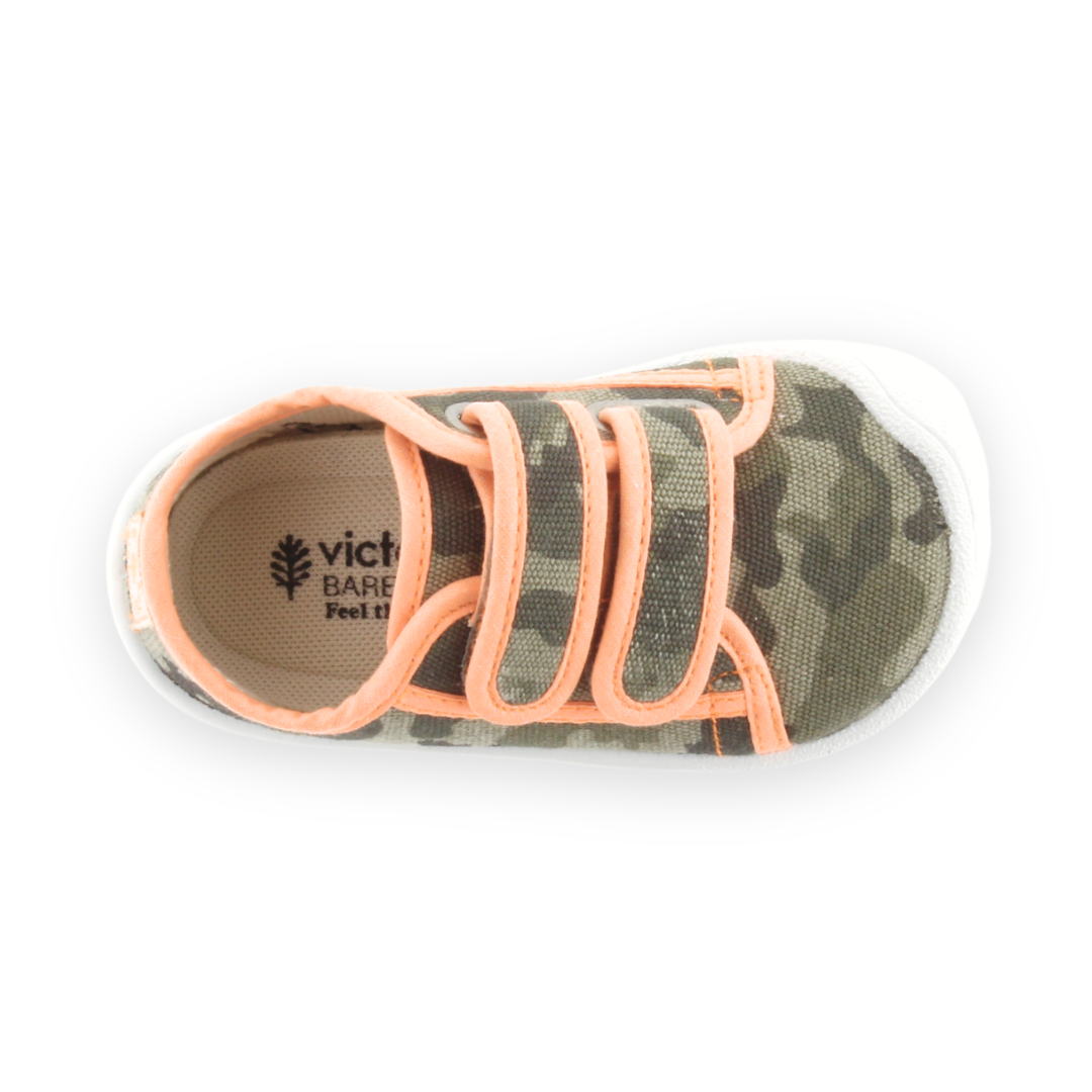 TÉNIS BAREFOOT BOSCO LONA VELCRO CAMUFLAGEM VICTORIA