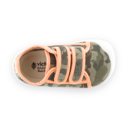 TÉNIS BAREFOOT BOSCO LONA VELCRO CAMUFLAGEM VICTORIA