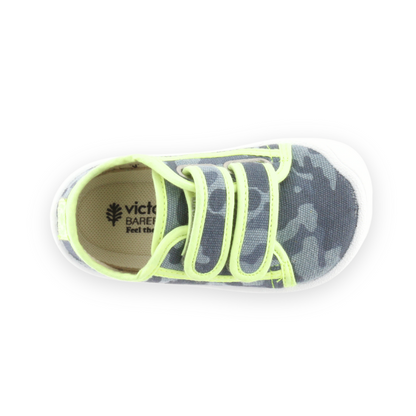 TÉNIS BAREFOOT BOSCO LONA VELCRO CAMUFLAGEM VICTORIA