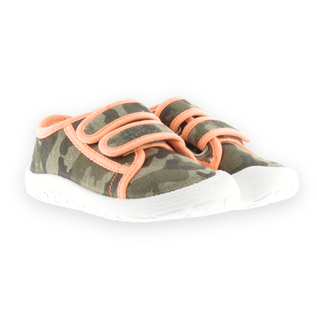 TÉNIS BAREFOOT BOSCO LONA VELCRO CAMUFLAGEM VICTORIA