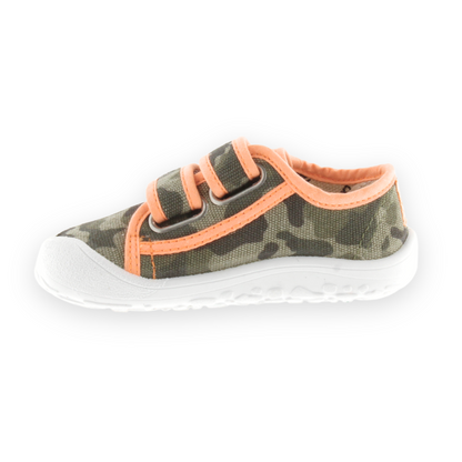 TÉNIS BAREFOOT BOSCO LONA VELCRO CAMUFLAGEM VICTORIA