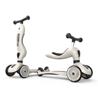 2-in-1 Evolutionärer Roller - Scoot &amp; Ride – Highwaykick 1 – Ash