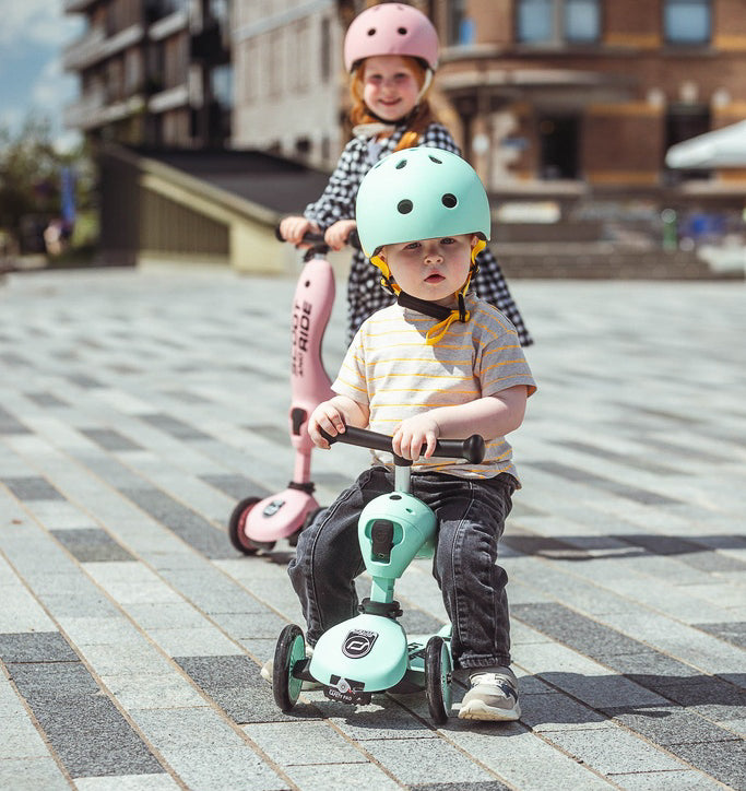 Trotinete evolutiva 2 em 1 Scoot & Ride Highwaykick 1 kiwi