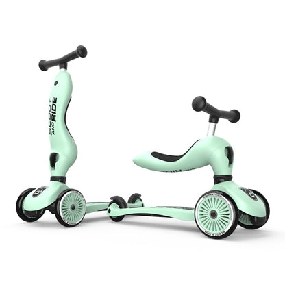 Trotinete Evolutiva 2 em 1 - Scoot & Ride – Highwaykick 1 – Kiwi