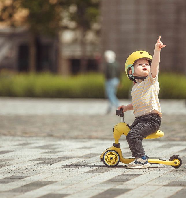Trotinete evolutiva 2 em 1 Scoot & Ride Highwaykick 1 lemon